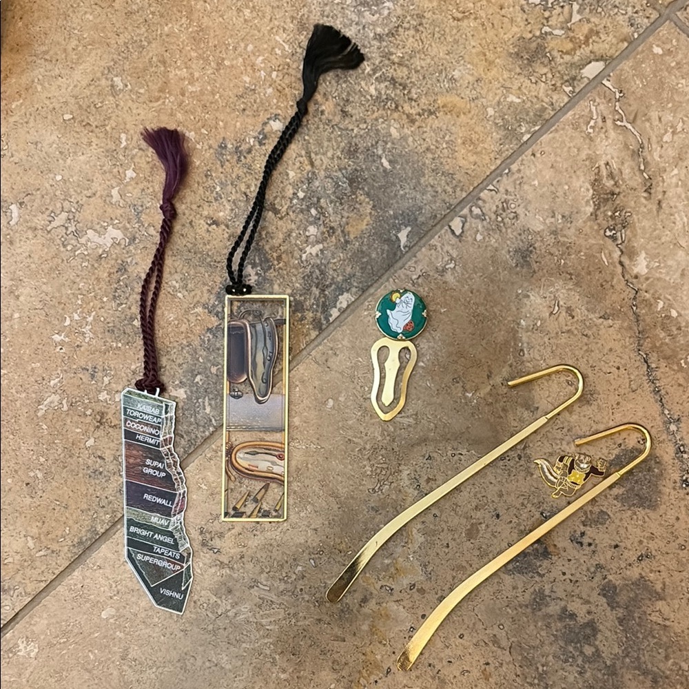 Fun & Eclectic Bookmark and Gold Tone Bookmark 🔖 Set